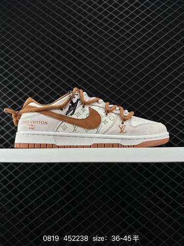 9 Nike Dunk Low Retro sneakers scarpe da tavola retrò cinturini destrutturati doppi lacci Louis Vuit