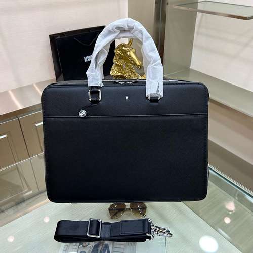 Valigetta Montblanc Borsa da uomo Montblanc Borsa a tracolla Montblanc importata pelle originale di 