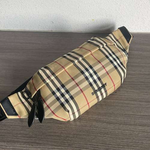 Marsupio Burberry Borsa da uomo Burberry Borsa a tracolla Burberry importata top di gamma pelle orig