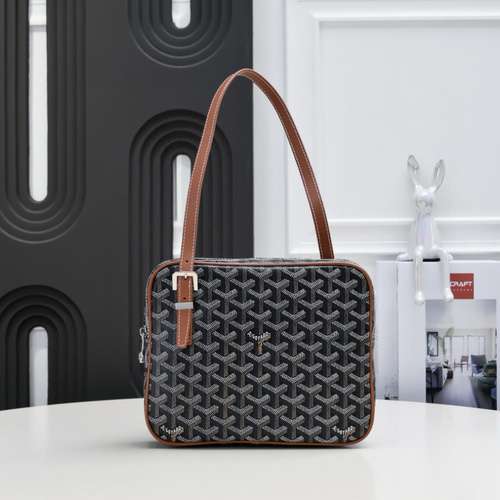 GOYARD borsa da ascella GOYA borsa da donna GOYA borsa a tracolla realizzata in pelle bovina origina