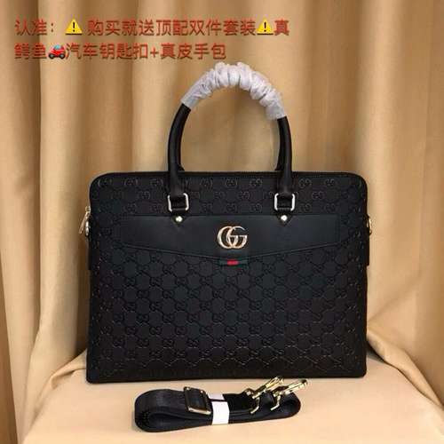 Valigetta GUCCI Borsa da uomo Gucci Borsa a tracolla Gucci importata pelle bovina originale di alta 