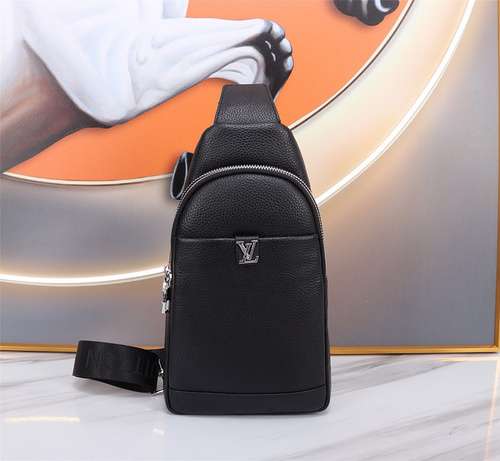 Borsa da petto LV Borsa da uomo LV La borsa a tracolla LV adotta pelle bovina originale importata di