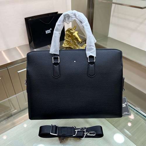 Valigetta Montblanc Borsa da uomo Montblanc Borsa a tracolla Montblanc importata pelle originale di 