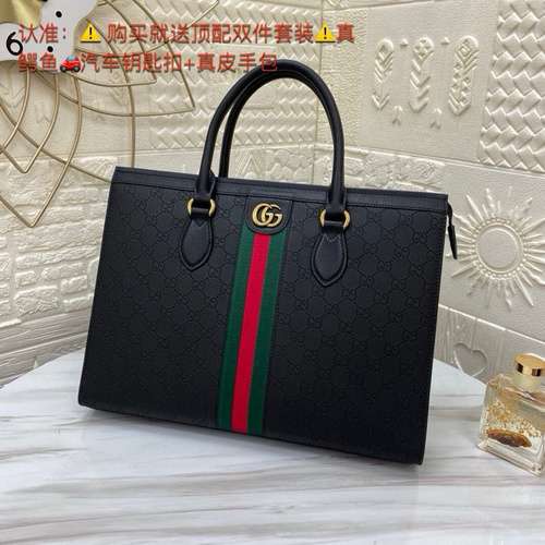 Valigetta GUCCI Borsa da uomo Gucci Borsa a tracolla Gucci importata pelle originale di alta qualità