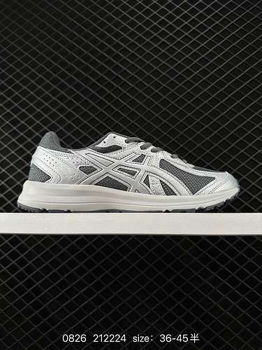 Le scarpe da corsa casual traspiranti Asics JOG S retro in mesh a singolo articolo adottano la tecno