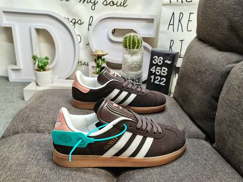 Livello aziendale 122D Adidas Originals Gazelle Indoor trifoglio retrò casual antiscivolo e scarpe d