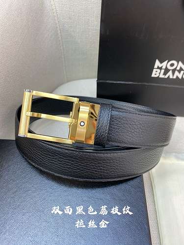 MONTBLANG Cintura all'ingrosso Montblanc Cintura da uomo all'ingrosso Vera pelle originale Materiale