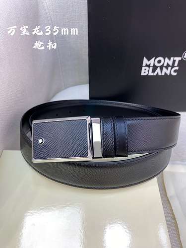 MONTBLANG Cintura all'ingrosso Montblanc Cintura da uomo all'ingrosso Vera pelle originale Materiale