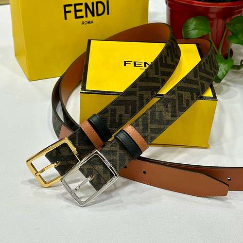 Cintura FENDI all'ingrosso Cintura da uomo Fendi all'ingrosso materiale in pelle originale in stock 