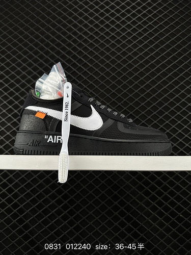 La scarpa Air Force One co-branded Nike OFFWHITE x Nike Air Force OW continua lo stile di design di 