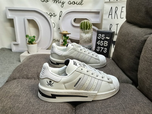 373DAdidas Three Leaf Clover Originals Superstar Shell Head Classico Versatile Casual Scarpe da tavo