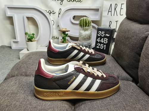 251D livello aziendale autentico mezza taglia adlidas originali Gazelle Indoor scarpe da tavola bass