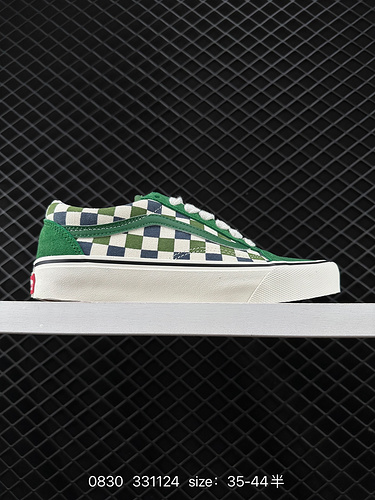 00 Vans Old Skool Nuova edizione Anaheim Chessboard Grid Anaheim Series Lato di fascia alta Nero e b