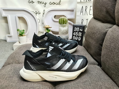 99D Adidas ADIZERO BOSTON 2 Comode scarpe alla moda antiscivolo resistenti all'usura leggere basse s