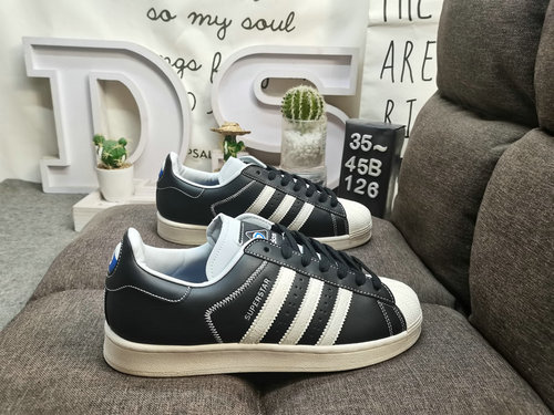 26D Adidas Three Leaf Clover Originals Superstar Shell Head Classico versatile Casual Scarpe da tavo