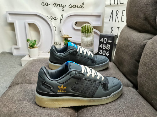 34D Adidas Forum 84 Scarpe da ginnastica casual alla moda versatili dal taglio basso e basso Basate 