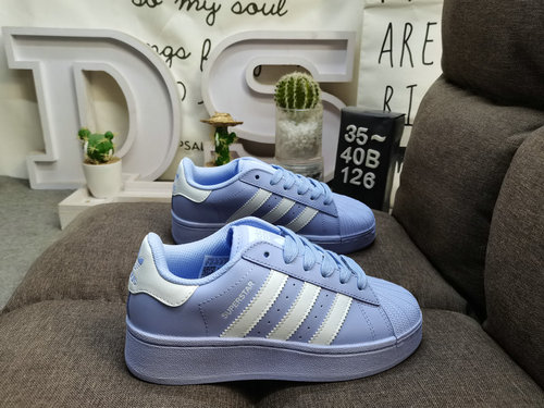 26D Adidas Three Leaf Clover Originals Superstar Shell Head Classico versatile Casual Scarpe da tavo