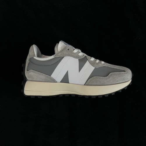 4 Livello aziendale New Balance NB 327 Tessuto classico retrò anti-pelliccia Pelle di maiale Avvolgi