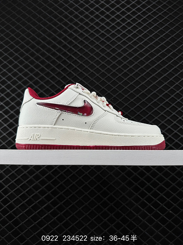 1D1D0G Nike AIR FORCE 1D0G7 Air Force One scarpa da tavolo sportiva casual versatile e bassa con pre