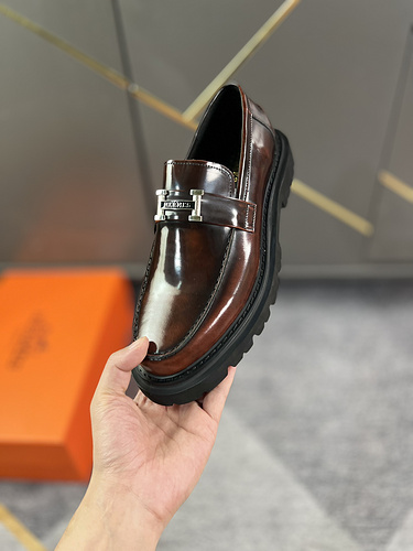 Codice scarpa da uomo Hermes 77D Taglia3844 4 4 Personalizzato