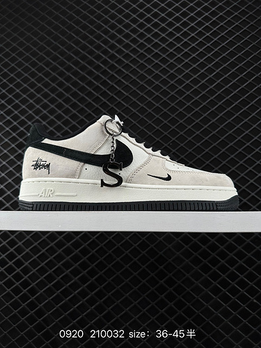 1D60G Nike AIR FORCE 1D0G7 Air Force One scarpa da tavolo sportiva casual versatile e bassa con pres