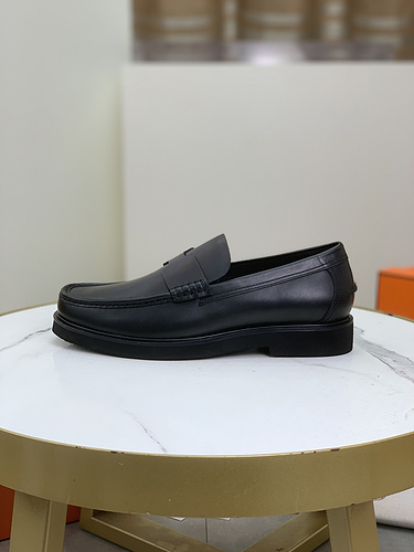 Scarpe da uomo Hermes con suola in vera pelle codice 3E2 Taglia 38438 4 devono essere personalizzate