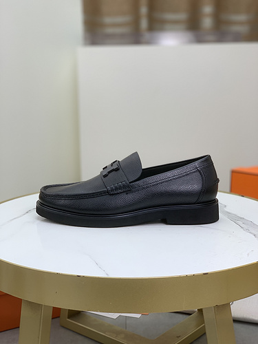 Scarpe da uomo Hermes con suola in vera pelle codice 3E2 Taglia 38438 4 devono essere personalizzate