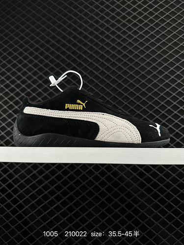 1D1D0G Le scarpe da donna PUMA di mezza misura sono realizzate in materiale superiore in pelle scamo