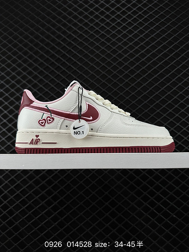 1D40G Nike AIR FORCE 1D0G7 Air Force One scarpa da tavolo sportiva casual versatile e bassa con pres