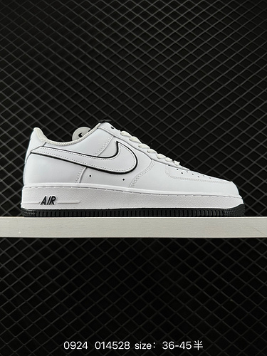 1D40G Nike AIR FORCE 1D0G7 Air Force One scarpa da tavolo sportiva casual versatile e bassa con pres