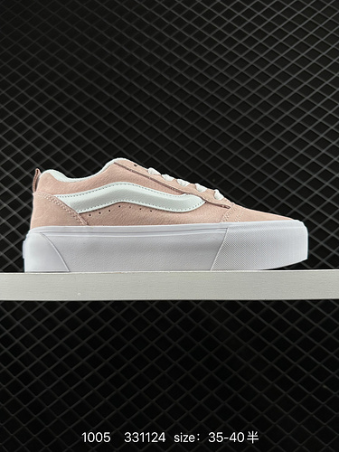 1D2C0G VANS Rosa Scarpe da uomo e da donna Processo di vulcanizzazione Aggiornamento Originale Allum