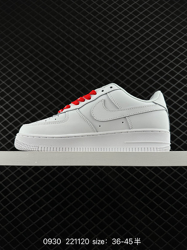 1D0G0G Nike AIR FORCE 1D0G7 Air Force One scarpa da tavola sportiva casual versatile e bassa con pre