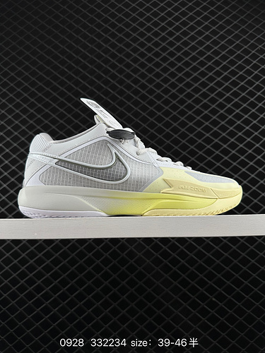 1D70G Nike Air Zoom GT Cut Cross EP Grigio Giallo Nuova GT Hybrid Nuova serie Branch Taglio basso Le