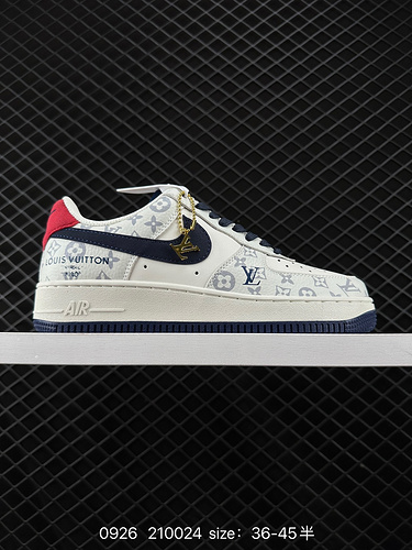 1D2C0G Nike AIR FORCE 1D0G7 Air Force One scarpa da tavolo sportiva casual versatile e bassa con pre