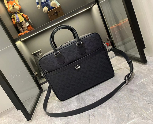 Valigetta GUCCI Borsa da uomo Gucci Borsa a tracolla Gucci importata pelle bovina originale di alta 