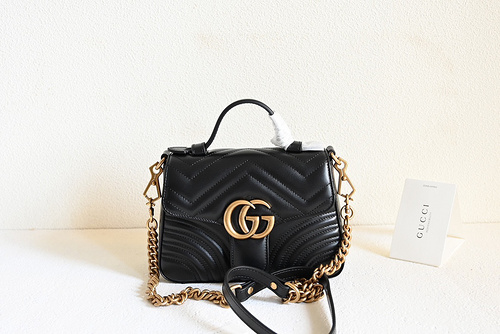 Borsa a catena GUCCI Borsa da donna Gucci Borsa a tracolla Gucci importata pelle originale di alta q