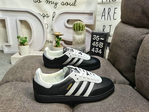 434DADidas SAMBA OG JP5X2C82C un classico Originals di quasi 70G anni fa è realizzato in pelle scamo