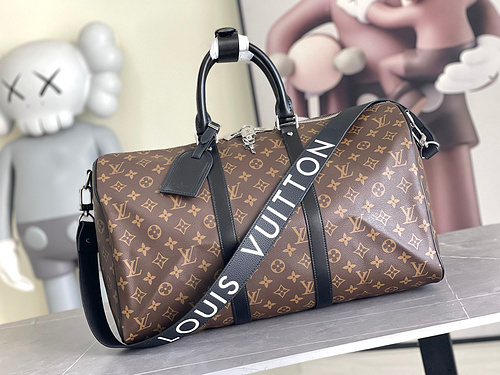 Borsa da viaggio LV Borsa a tracolla Louis Vuitton importata in pelle originale di livello superiore