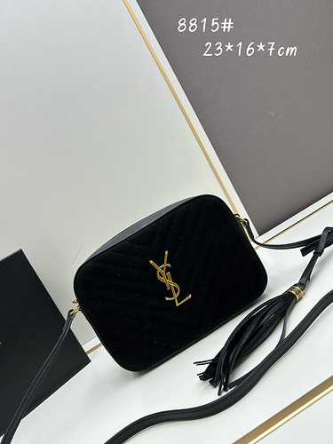 Borsa per fotocamera YSL Borsa da donna Saint Laurent Borsa a tracolla Saint Laurent importata pelle