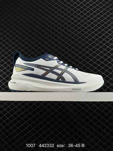 1D60G Asics GelKayano 31D PLATINUM YAKANO 31D Taglio basso Aiuto Professionale Aerobica Leggero Ecce