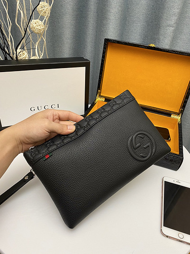 Borsa GUCCI Borsa da uomo Gucci Borsa a tracolla Gucci importata pelle bovina originale di alta qual