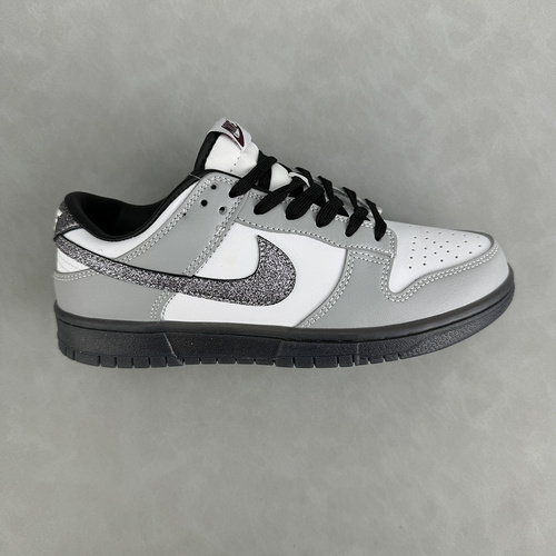 1D60G Nike Dunk Low Glitter Swoosh Alla moda Versatile Antiscivolo Resistente all'usura Scarpe basse