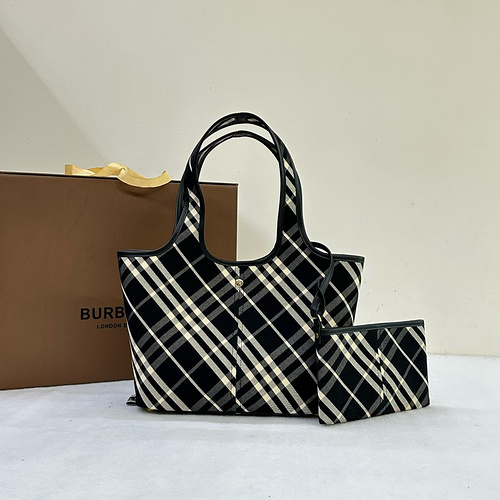 Borsa tote BURBERRY Borsa da donna Burberry Borsa a tracolla Burberry importata top di gamma pelle o