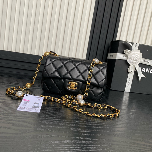 Borsa a catena Chanel Borsa da donna Xiaoxiang Borsa a tracolla Xiaoxiang importata in pelle origina