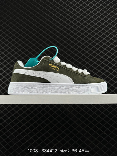 1D1D0G Puma SUEDE SKATE taglio basso retrò leggero traspirante antiscivolo ammortizzante scarpe casu