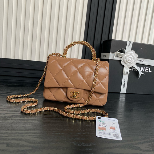 Borsa Chanel Borsa da donna Xiaoxiang Borsa a tracolla Xiaoxiang importata in pelle originale di alt