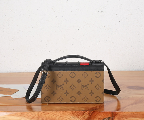 Borsa per il trucco LV Borsa da donna LV Borsa a tracolla LV importata pelle originale di alta quali