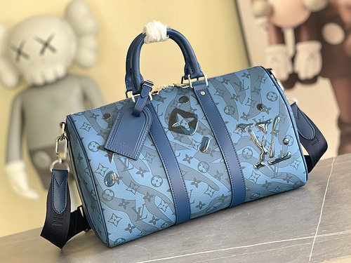 Borsa da viaggio LV Borsa a tracolla Louis Vuitton importata in pelle originale di livello superiore