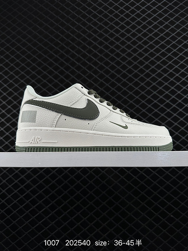 2C0G0G Nike Air Force 1D 0G7 Air Force One scarpe da tavolo sportive casual versatili basse con pres