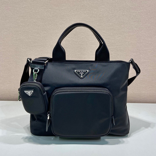 Borsa tote PRADA Borsa da uomo Prada Borsa a tracolla Prada importata pelle originale di alta qualit